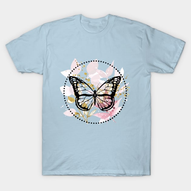 BOHO Butterfly Design T-Shirt by MCALTees